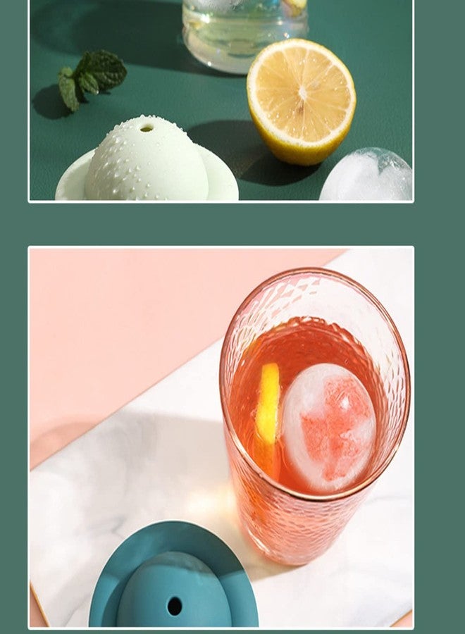 we3 Silicone Ice Ball Maker Mold 1 Piece (Orange) - Image 5